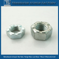 Galvanized Mild Steel Hex Nut Slotted